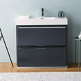 thumbnail image 3 of Fresca Valencia 36" Dark Slate Gray Free Standing Modern Bathroom Vanity, 3 of 3
