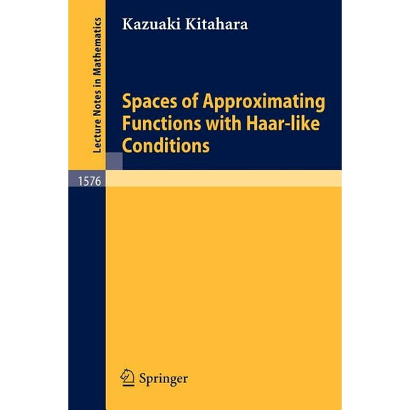 Lecture Notes in Mathematics Spaces of Approximating Functions with Haar-Like Conditions, Book 1576, (Paperback)