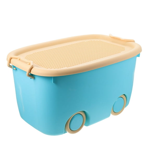 WEUVEB Kids Toy Bin Children's Toy Box Storage Organizer PP Plastic 1 Set for Kids Playroom