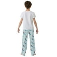 thumbnail image 4 of FORMRS Boys Pajama Pants with Pockets Size 11-12Y Kids Lounge Sleep Bottoms, Blue Ice Hockey, 4 of 8