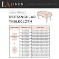 thumbnail image 4 of LA Linen Nappe Rectangulaire en Popeline de Polyester 60 x 90 Po Bordure Foncée Sauge, 4 of 4