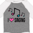 thumbnail image 4 of Inktastic Choir Singer Music I Love Singing Girls Long Sleeve Baby Bodysuit, 4 of 5