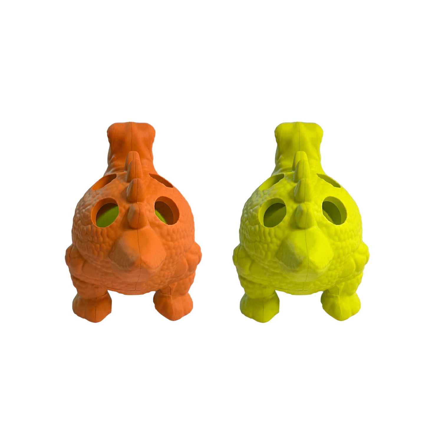 Pefilos Dog Chew Toys, Durable Dog Toys for Teething with Natural Rubber, Small and Medium Dog (Green+Orange) Pefilos Dog Chew Toys, Durable Dog Toys for Teething with Natural Rubber, Small and Medium Dog (Green+Orange)