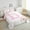 Pink D, variant on Erosebridal Initial E Letter Bedding Sets Twin with Comforter, Floral Monogrammed Duvet Insert, Initial A-Z Decor, Reversible