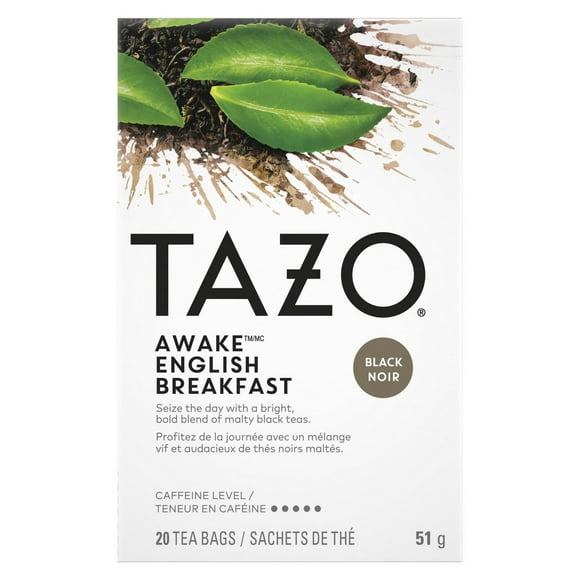 Tazo Awake English Breakfast Tea, Pack of 20