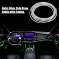 thumbnail image 2 of Unique Bargains 1 Set 300cm 9.84ft 5mm 0.20" Universal Car Optic Fiber Side Glow Cable with Skirt Side Casing, 2 of 6