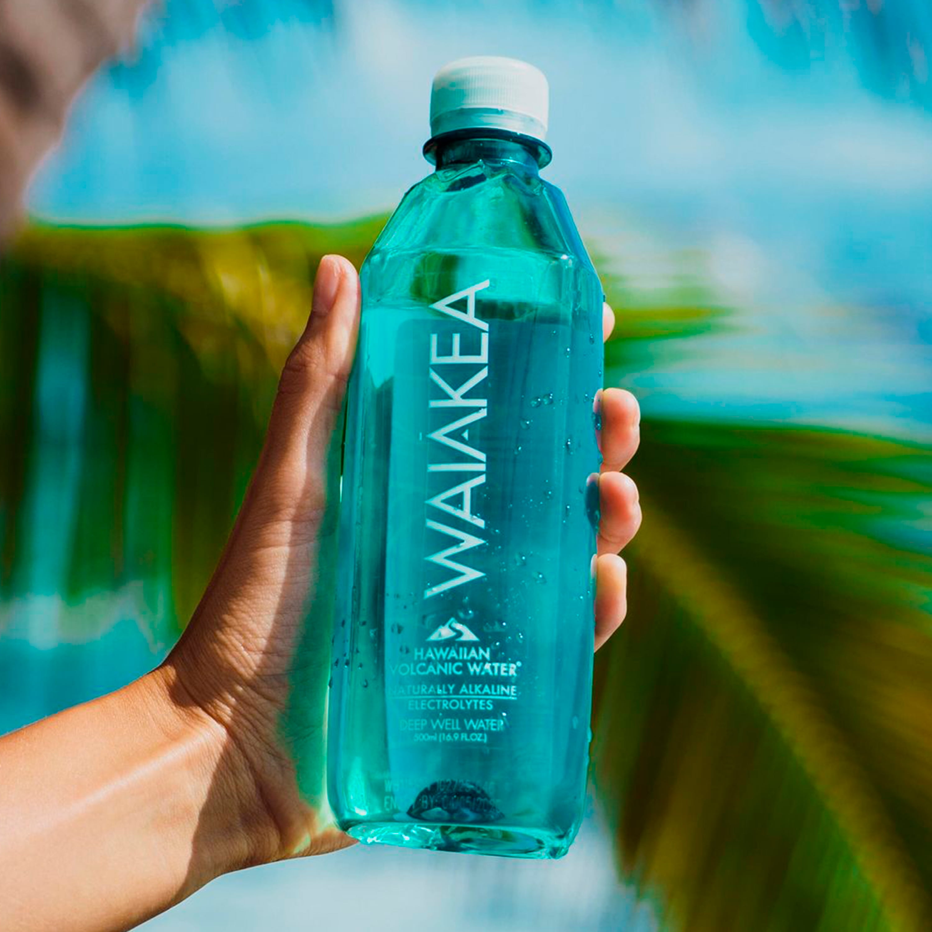 Waiakea Bottled Water, Hawaiian Volcanic Alkaline Water, 1.5 Liter Bottle