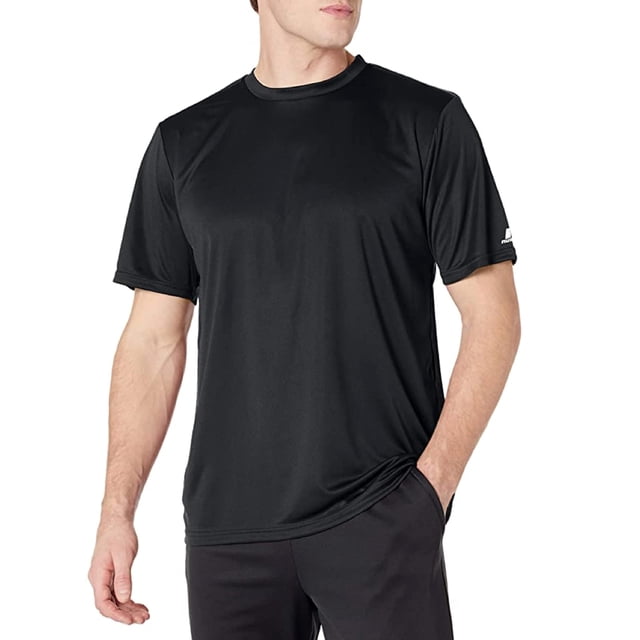 Camiseta Russell Athletic de manga corta para hombre negra - XL