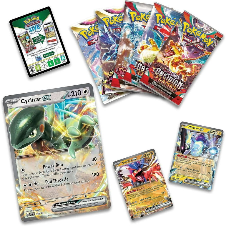 Pokemon TCG Paradox Powers ex Special Collection, Booster Packs, Koraidon ex,  Miraidon ex - Walmart.com