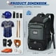thumbnail image 4 of Mochila de béisbol RAINSMORE, ligera, para softball, color gris, 4 of 7