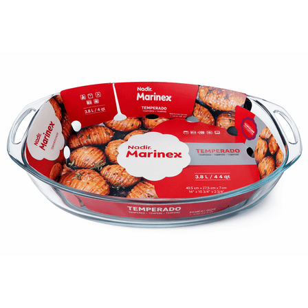 Marinex 4 Qt Tempered Glass Bake Dish