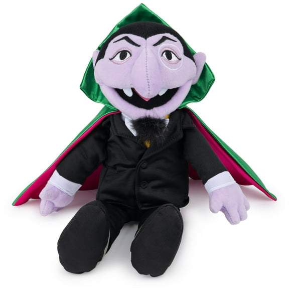 Peluche GUND Sesame Street The Count Muppet 35 cm negro/verde