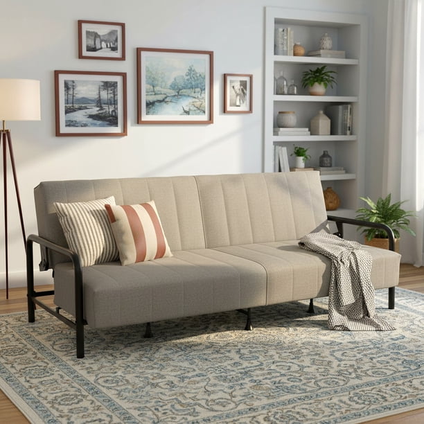Sofá Cama Color Gris Multifunción Homemake Furniture