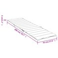 thumbnail image 4 of vidaXL Sun Lounger Cushion Red Check Pattern 200x70x3cm Oxford Fabric, 4 of 5