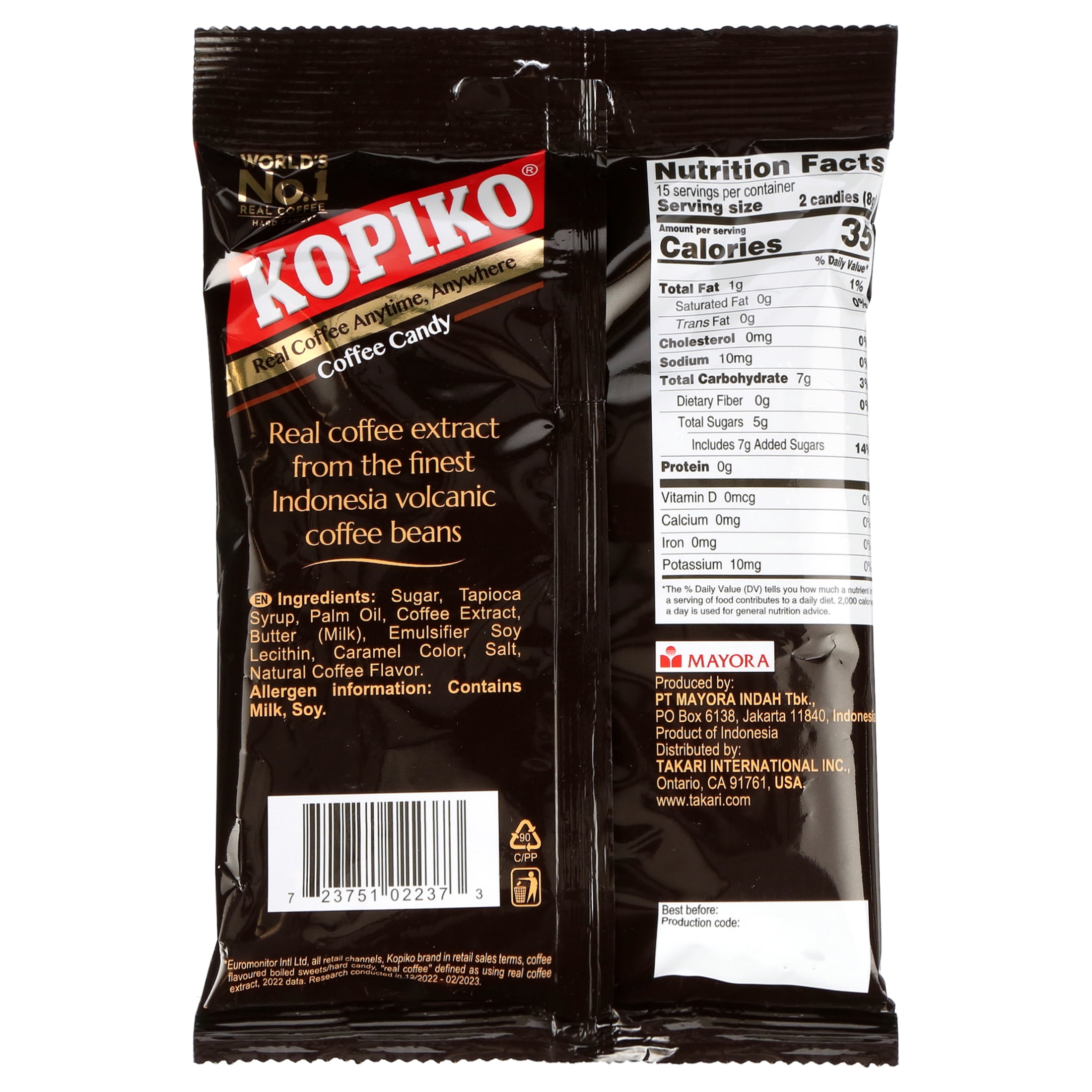 Kopiko Mini Coffee Candy, 4.23 Oz