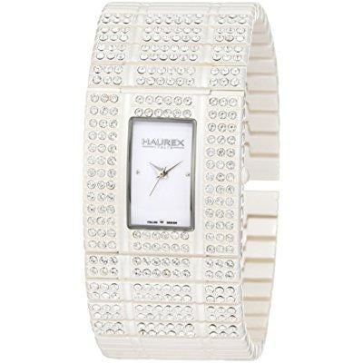 haurex women's xw368dw1 honey white stainless steel watch
