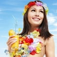 thumbnail image 4 of TAILTOSS Hawaii Flower Necklace Luau Beach Gathering 4pcs Cloth Material, 4 of 6