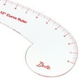 thumbnail image 3 of Dritz 12" Curved Ruler for Pattern Drafting, Clear, 3 of 5