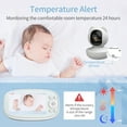 thumbnail image 4 of Vizolink Monitor de Seguridad para Bebés de 5,5" con Video HD de 1080P y 720P, Cámara, Comunicación Bidireccional, Seguimiento Automático, Alerta de Llanto y Reducción de Ruido., 4 of 19