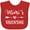 Red, variant on Inktastic Mimi Valentine Day Grandchild Boys or Girls Baby Bib