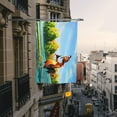 thumbnail image 6 of Chicken Flag Man Cave Funny Flag 4x6 FT Poster Meme Tapestry for College Dorm Room Bedroom Wall Art Decor Banner Outdoor Travel Events Festivals Parties-Gifts, 6 of 10