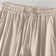 thumbnail image 5 of Pantalones largos para hombre, informales, holgados, ventilados, con bolsillos y cordón, rectos, de poliéster., 5 of 5