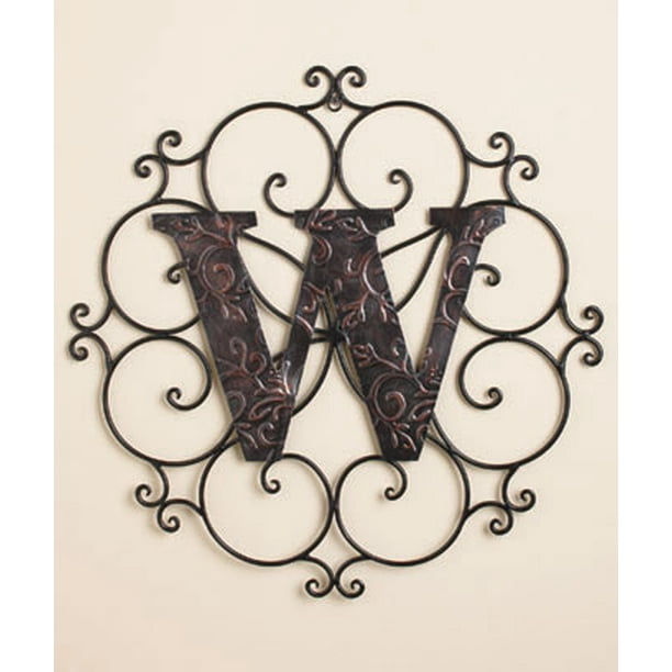 Personalized Letter W Metal Wall Art Great Gift Com - Metal Wall Art Letters Personalized Letter W Metal Wall Art Great Gift Com - Metal Wall Art Letters