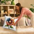 thumbnail image 6 of Moocorvic 4th of July Sunflower Patriotic Decorative Throw Pillow Covers 18 x 18 America Stars Stripes Cushion Case Fall Farmhouse Decoration, 6 of 9
