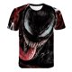 thumbnail image 1 of Marvel 2022 New Boys Summer Venom 2 Camiseta con estampado 3D Cuello redondo Camiseta de manga corta Casual Loose Hip Hop Niños Camisetas divertidas Tops14T zhangyuxiang CONDUJO, 1 of 2