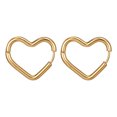thumbnail image 3 of LYMAYTER Boucles d'Oreilles pour Femmes 1 Paire - Acier Géométrique, Multi - Formes, 3 of 7