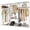 White, variant on melmine Wire Garment Rack,Heavy Duty 795 lbs Closet Organizer with 3 Rods & 9 Shelves, Freestanding Portable Clothes Rack,Adjustable & Space-Saving,White