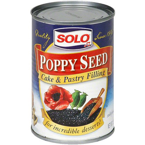Solo Poppy Seed Cake & Pastry Filling, 12.5 oz (Pack of 6) Walmart