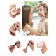 thumbnail image 3 of Wooden Makeup Toys Pretend Play Makeup Kit Beautiful Vanity Salon for Girls Makeup Sets for Girls, Xmas Birthday Gift for 4 5 6 7 Years Old Kids, 3 of 4