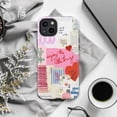 thumbnail image 6 of Motivational Quote Collage Phone Case, Pink Positive Affirmation iPhone Cover, Unique Artistic Protective Case for iPhone 17 16 15 14 13 12 11 Pro Max Plus Mini, 6 of 6