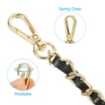 thumbnail image 4 of Correa de cadena de bolso Uxcell de 12", Reemplazo de correa de bolsa ajustable, Negro Dorado, 4 of 6