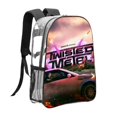 thumbnail image 1 of Twisted Metal Mochila transparente temática, resistente y duradera, bolsa see-through para trabajo, deporte, universidad y viaje, 31 × 43 cm, 1 of 6