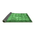 thumbnail image 2 of Ahgly Company Indoor Round Abstract Emerald Green Modern Area Rugs, 7' Round, 2 of 4