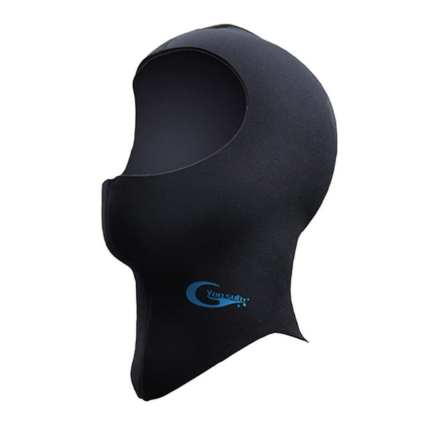 Capucha de neopreno de 3mm para buceo, capucha elástica para surf, capucha térmica, gorro de baño para deportes acuáticos, accesorios de navegación L