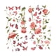 thumbnail image 3 of 2 pegatinas de pared de mariposa, pegatinas de pared de hojas y flores, decoración artística de pared para guardería infantil, 3 of 7