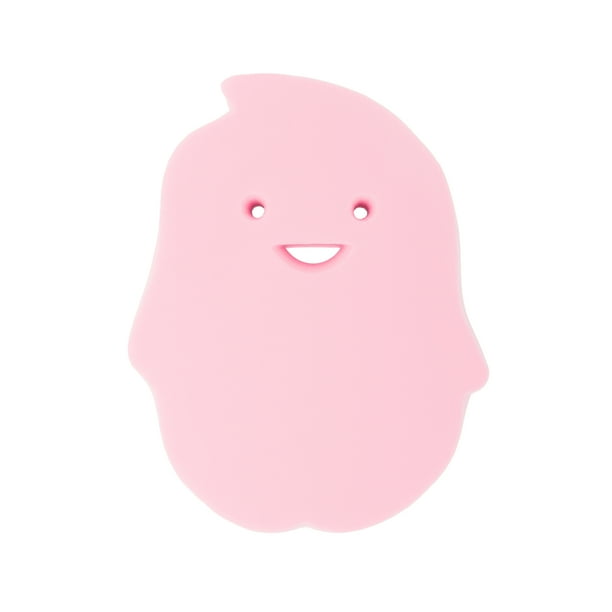 Esponja de baño en forma de pingüino de 1 Pc de Bargains Únicos Rosa