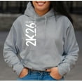 thumbnail image 2 of ThisWear Graduate Gifts Class of 2026 2K26 Graduation Premium Hoodie Sweatshirt XL Light Steel, 2 of 5