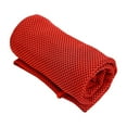 thumbnail image 1 of Cool Towel Sweat Absorbing Washcloth for Neck and Face Hot Weather Quick Dry Gym Red, 1 of 8