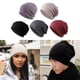 thumbnail image 2 of 5 Piece Slouchy Baggy Beanie Chemo Hat Cap Khaki + Black + Gray + Wine Red + Purple, 2 of 5