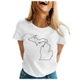 thumbnail image 5 of Sobgg25 Your Little Of Sarcastic Sunshine Has Arrived T Shirt Fun Casual Top, 5 of 5