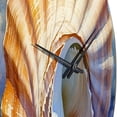 thumbnail image 3 of Designart "Seashell on the Coast I" Animals Oversized Wall Clock, 3 of 5