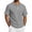 Gray&03#0610R, variant on Fabrcox Mens Short Sleeve Polo Shirts Collared Henley Men Linen Shirt Breathable Relaxed Fit Outdoor Travel Athletic Golf Shirt Men L