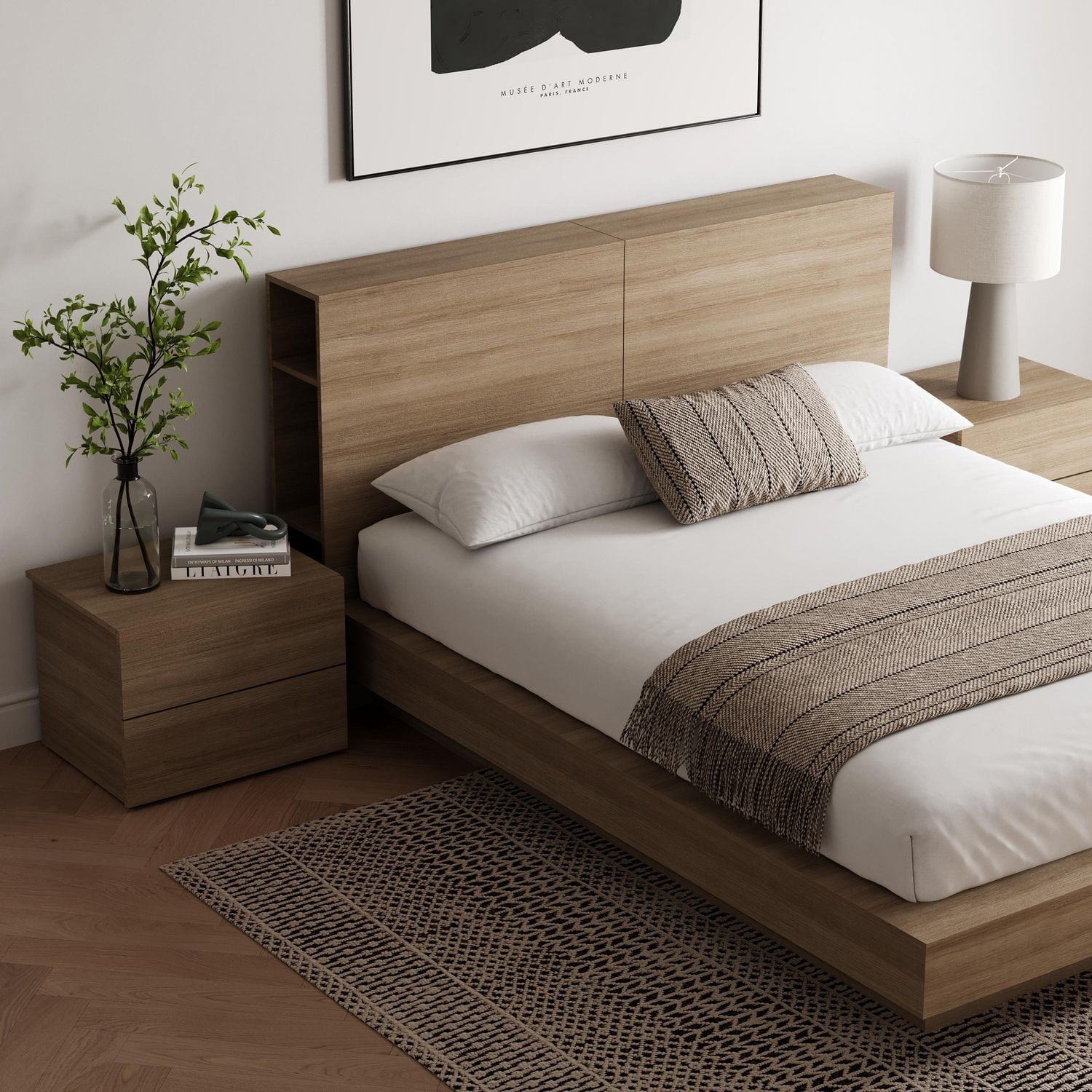 Nexera Ensemble de chambre à coucher 4 pieces