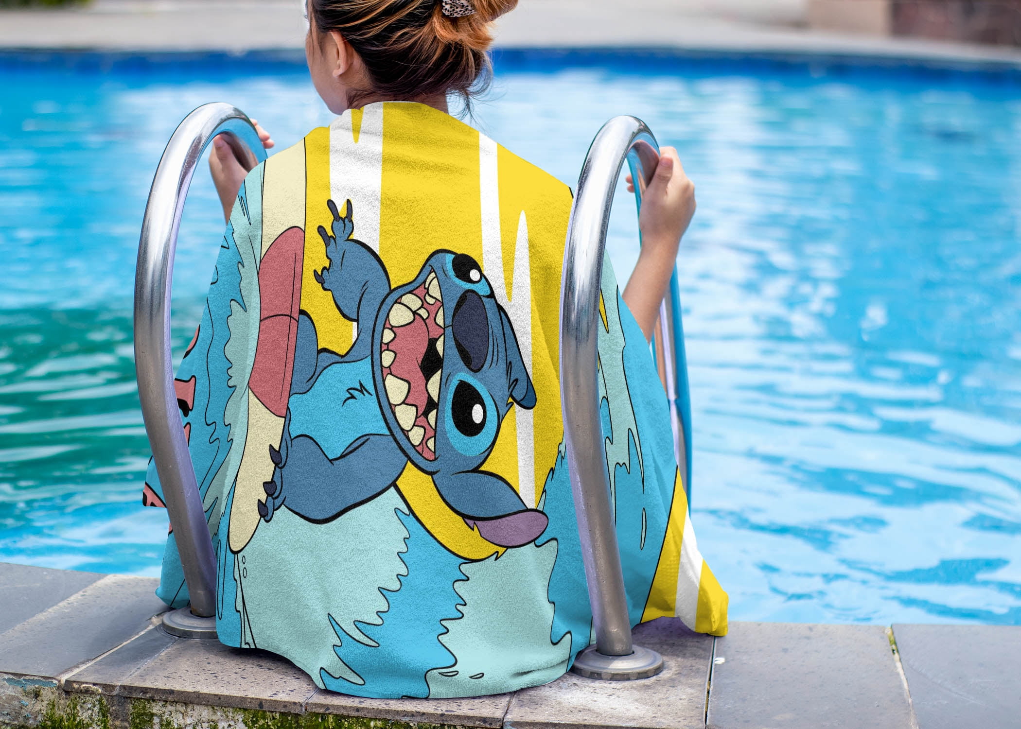 Stitch Kids Beach Towel, 27 x 54, Disney