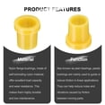 thumbnail image 4 of Uxcell Flanged Sleeve Bearings Bushing Silicone ID 6.5mm x OD 8mm x Length 10.9mm Yellow 12Pcs, 4 of 6