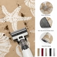 thumbnail image 5 of Round Area Rugs 4Ft, Beige Starfish Coastal Non-Slip Washable Circle Rugs Carpet, Shell Coral Summer Beach Nautical Ocean Indoor Outdoor Rug Floor Mats Throw Runner for Bedroom Living Room Bathroom, 5 of 8